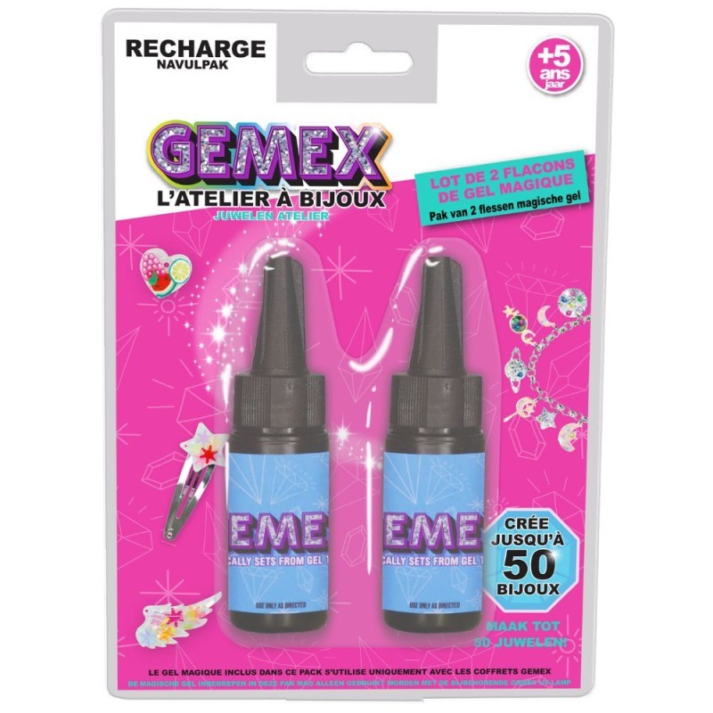 ATELIER A BIJOUX RECHARGE GEL LOT DE 2 GEMEX