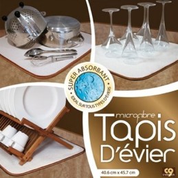 TAPIS EVIER MICROFIBRE