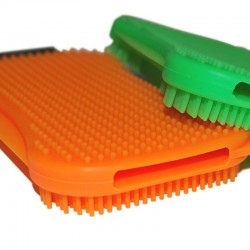 EPONGE SILICONE AVEC GRATTOIR X2