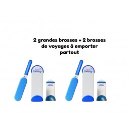 Acti'Sweep - Brosse pour enlever les poils d'animaux